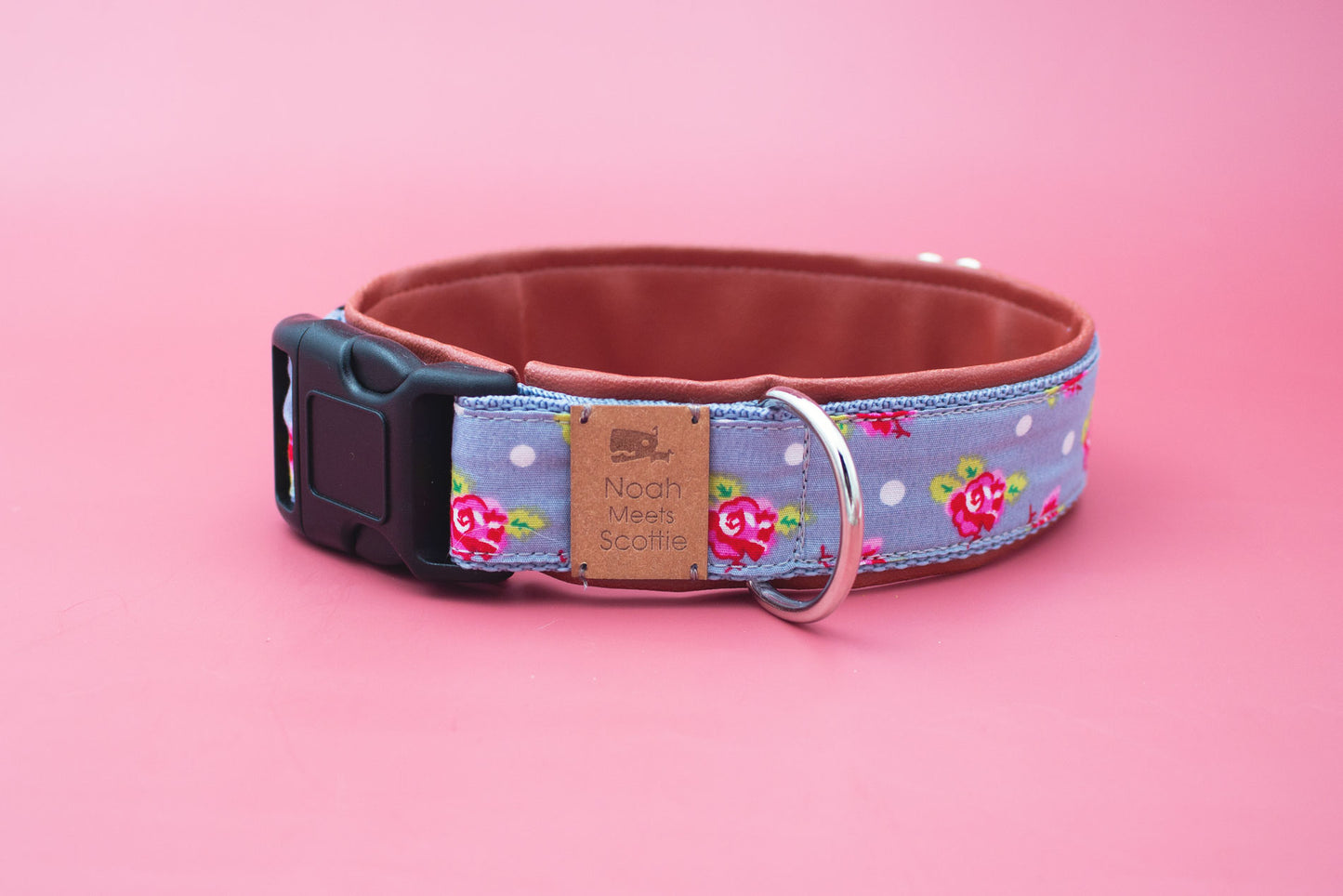 Verstellbares Hundehalsband LOTTA – robust, gepolstert, auch als Hundegeschirr erhältlich